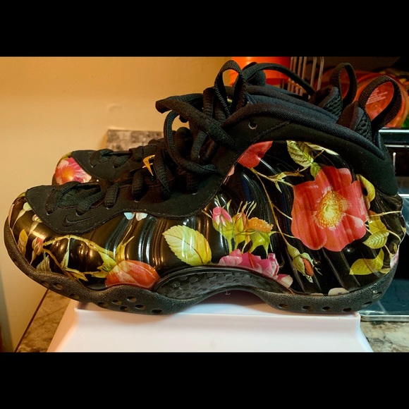 Nike Shoes | Nike Air Foamposite One Flowers | Poshmark